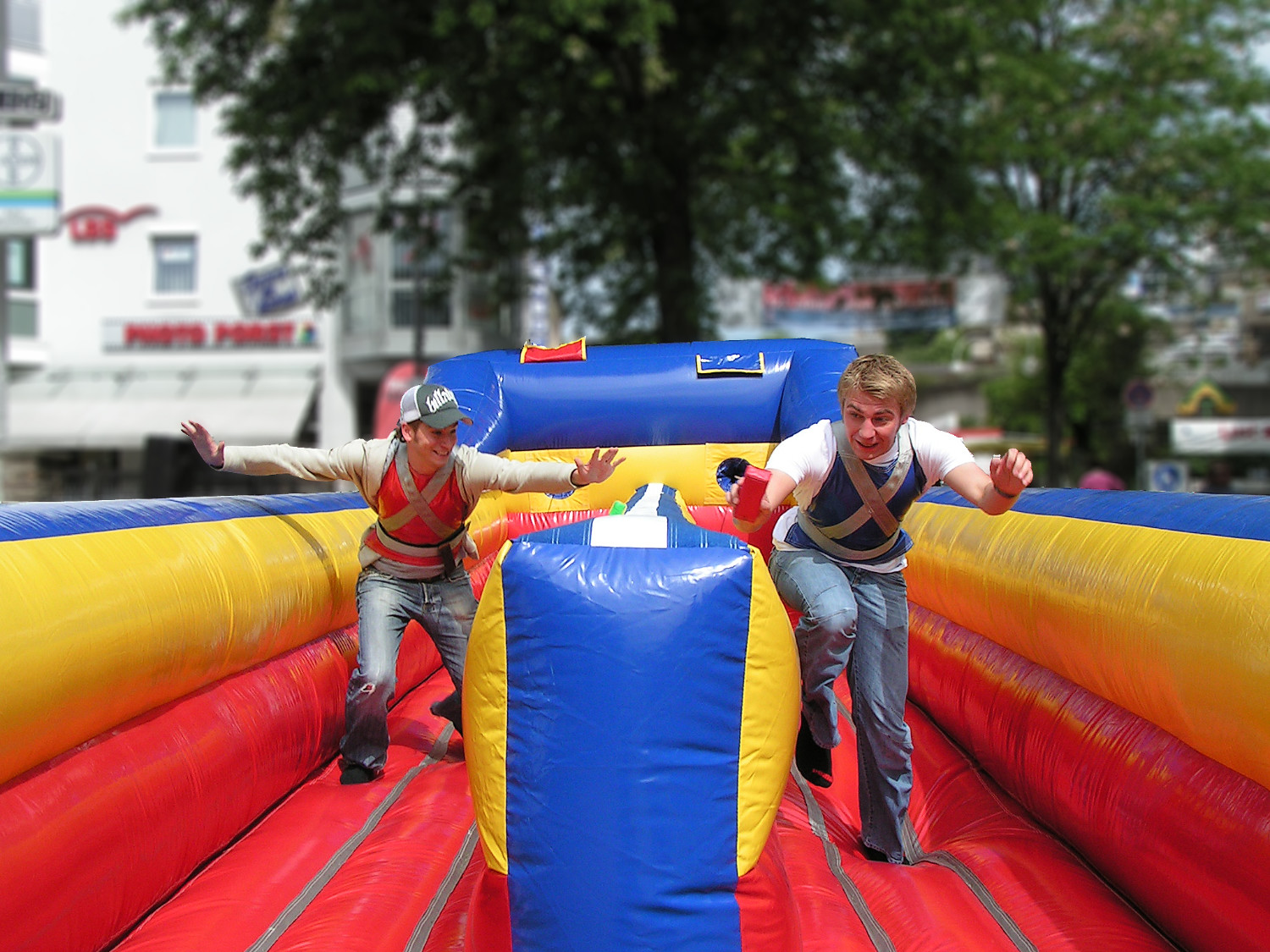 Unser Bungee-Run im Einsatz auf einem Sport-Event