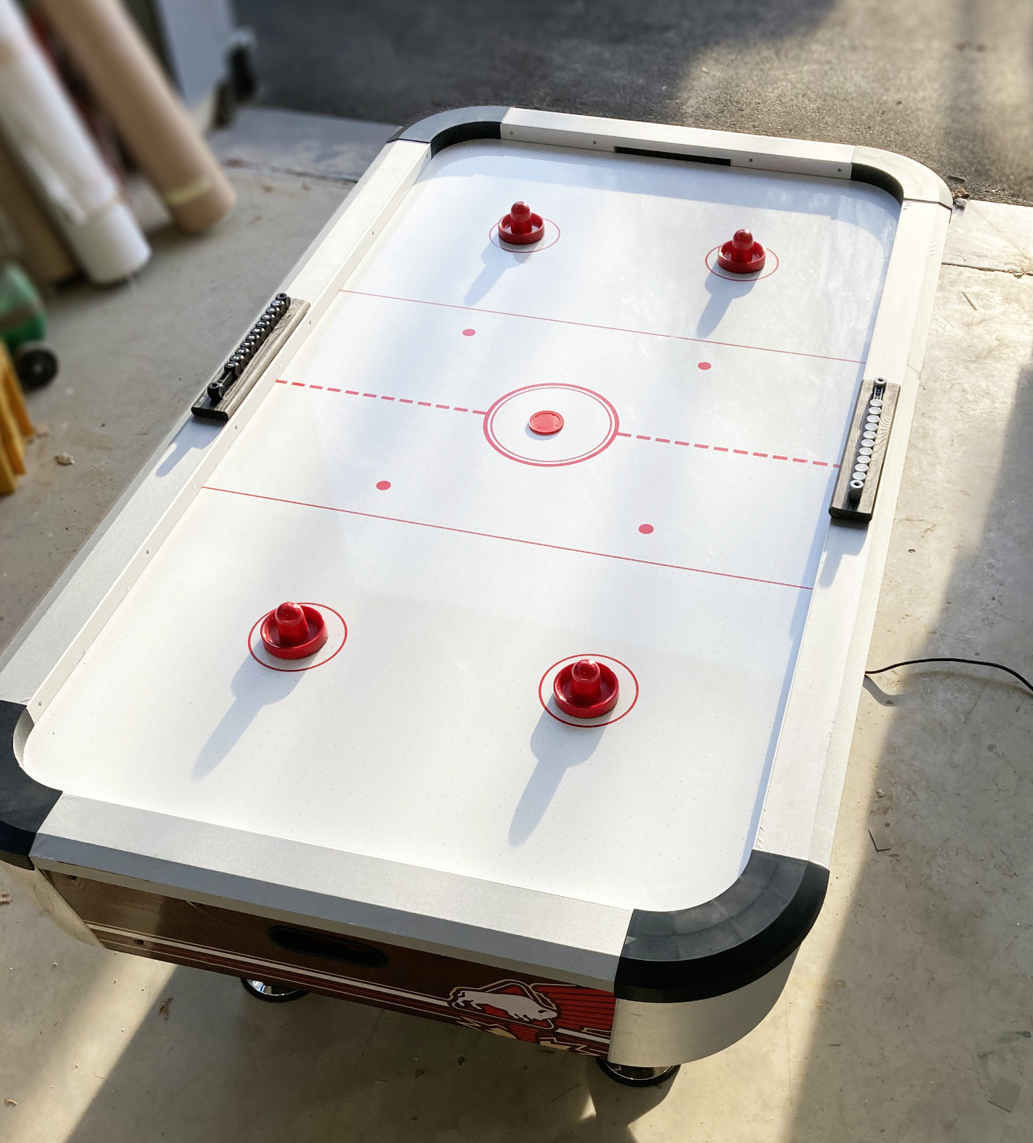 Airhockey Gesamtansicht